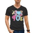 I Love 90's Retro Style Nostalgia Vibe 1990's Party Men's V-Neck T-Shirt