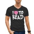 I LOVE TO READ Reading Books Bookworm Library Day Novelty Men's V-Neck T-Shirt I LOVE TO READ Reading Books Bookworm Library Day Novelty Men's V-Neck T-Shirt