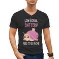 Low Social Battery Cute Snail With House Introvert Cozy Home Men's V-Neck T-Shirt Low Social Battery Cute Snail With House Introvert Cozy Home Men's V-Neck T-Shirt
