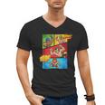 Lucha Libre Comic Book Mexican Wrestling Cartoon Wrestler Men's V-Neck T-Shirt