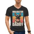 Malinois Dad Maligator Daddy Belgian Malinois Men's V-Neck T-Shirt Malinois Dad Maligator Daddy Belgian Malinois Men's V-Neck T-Shirt