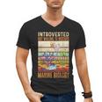 Marine Biology Ocean Introvert Marine Biologist Men's V-Neck T-Shirt Marine Biology Ocean Introvert Marine Biologist Men's V-Neck T-Shirt