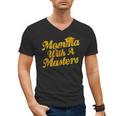 Masters Degree Graduation For Mom Wife Social Work MBA Men's V-Neck T-Shirt
