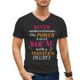 Masters Degree Graduation MPH Social Work Men's V-Neck T-Shirt