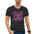 Masters Graduation Educated Latina Chingona Con Diploma Men's V-Neck T-Shirt