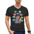 Memes Speak Louder Introvert Anti People Meme Lovers Quiet Men's V-Neck T-Shirt