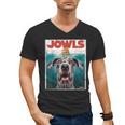 Merle Great Dane Jowls Paws Top Blue Eye Brown Dog Mom Dad For Men Women Girls Kids Men's V-Neck T-Shirt