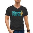 Mermaid Dad Mermaid Papa Grandpa Security Party Small Men's V-Neck T-Shirt