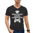 Middle School Level Complete Gamer Graduation Day 2024 Men's V-Neck T-Shirt