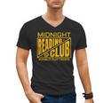 Midnight Reading Club Night Owl Book Readers Men's V-Neck T-Shirt Midnight Reading Club Night Owl Book Readers Men's V-Neck T-Shirt
