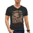 I Miss My Pre-Internet Brain Digital Nostalgia Retro Men's V-Neck T-Shirt