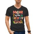 Mom And Dad Birthday Girl Matching Family Party Decorations Men's V-Neck T-Shirt