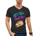 Mom Dad Let's Taco Bout Sex Gender Reveal Party Men's V-Neck T-Shirt