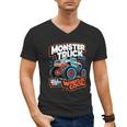 Monster Truck Dad Wheelie Cool Like Normal Dad Men's V-Neck T-Shirt
