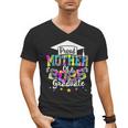 Mother Of a 2025 Graduate Tie Dye Class Senior Graduation 25 Men's V-Neck T-Shirt