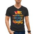 Motivated Educated Graduated Graduation Men's V-Neck T-Shirt