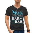 Music Major Student Pun Graduation Men's V-Neck T-Shirt