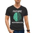 Neuro Surgeon Brain Student Graduation Future Neurosurgeon Men's V-Neck T-Shirt