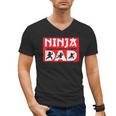 Ninja Dad Matching Family Ninja Warrior Men's V-Neck T-Shirt