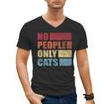 No People Only Cats Introvert Men's V-Neck T-Shirt