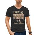 I Have No Shelf Control Book Lover Bookworms Men's V-Neck T-Shirt