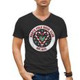 North Pole Book Club Shirt Candy Cane Christmas Men's V-Neck T-Shirt