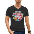 Nostalgia Love Tees -Adults Small Casual Festive Classic Fit T-Shirt Round Neck Straight Fit Collarless Short Sleeve Solid Lightweight Men's V-Neck T-Shirt