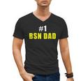 Nurse BSN Student Graduate Dad Nursing Graduation Men's V-Neck T-Shirt