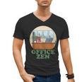 Office Zen Introvert Office Staff Secretary Employee Admin Men's V-Neck T-Shirt