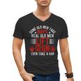 Old Men Gag Workout Gym Fitness Exercise Weightlifting Dad Men's V-Neck T-Shirt Old Men Gag Workout Gym Fitness Exercise Weightlifting Dad Men's V-Neck T-Shirt