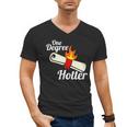 One Degree Hotter GraduationShirt For College Grads Men's V-Neck T-Shirt
