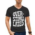 OVERSTIMULATED Introvert Social Mode Sensory Overload Men's V-Neck T-Shirt OVERSTIMULATED Introvert Social Mode Sensory Overload Men's V-Neck T-Shirt