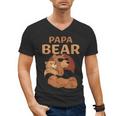Papa Bear Bears Animal Pun Lover Dad Father Daddy Father's Men's V-Neck T-Shirt Papa Bear Bears Animal Pun Lover Dad Father Daddy Father's Men's V-Neck T-Shirt