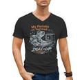 My Parents Survived Dial Up Internet Nostalgia Turtle Men's V-Neck T-Shirt