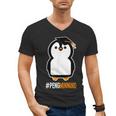 Penguin Graduation For Grads Hashtag Pengwinning Men's V-Neck T-Shirt