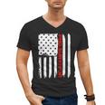 PhD Survivor Graduation American Flag Shirt Degree Tee Women Kids Men Men's V-Neck T-Shirt