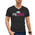 PhDiva PHD Student Graduation Degree Med Law School Men's V-Neck T-Shirt