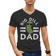 Pickle Pun Big Dill Dad Saying Dad Joke Father Humor Men's V-Neck T-Shirt