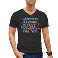 Pickleball Saying Introvert Pickleball Game Partner Men's V-Neck T-Shirt