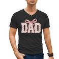 Pink Bow Dad Dad Life Best Dad Ever Father's Day Tees Men's V-Neck T-Shirt