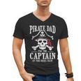 Pirate Dad I Be The Captain Of This Here Crew Pirate Dad Men's V-Neck T-Shirt