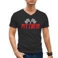 Pit Crew Family Racing Birthday Race Car For Dad Mom Kids Men's V-Neck T-Shirt