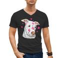 Pitbull Love Pitbull Moms Dads Men's V-Neck T-Shirt