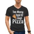 Pizza Lover Saying Introvert Anti Social Humor Foodie Men's V-Neck T-Shirt Pizza Lover Saying Introvert Anti Social Humor Foodie Men's V-Neck T-Shirt