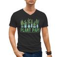 Plant Papi Daddy Father Gardener Gardening Father’s Day Men's V-Neck T-Shirt
