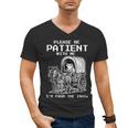 Please Be Patient With Me I'm From The 1900s Frog Men's V-Neck T-Shirt Please Be Patient With Me I'm From The 1900s Frog Men's V-Neck T-Shirt
