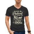 Please Be Patient With Me I'm From The 1900s Retro Men's V-Neck T-Shirt