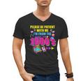 Please Be Patient With Me I'm From The 1900s Retro Vibes Men's V-Neck T-Shirt
