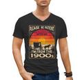 Please Be Patient I'm From The 1900s Sunset Vintage Wagon Men's V-Neck T-Shirt Please Be Patient I'm From The 1900s Sunset Vintage Wagon Men's V-Neck T-Shirt