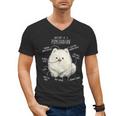 Pomeranian Anatomy Cute Pet Pom Mom Dog Dad For Men Women Girls Kids Men's V-Neck T-Shirt